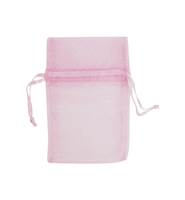 LIGHT PINK ORGANZA DRAWSTRING BAGS 27222-BX